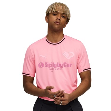 Ανδρική Εμφάνιση Ποδοσφαίρου Ροζ - PUMA Palermo F.C. Home Jersey