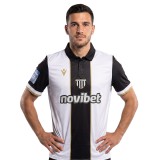 Men's Football Jersey White-Black - Kalamata FC Macron  Image 