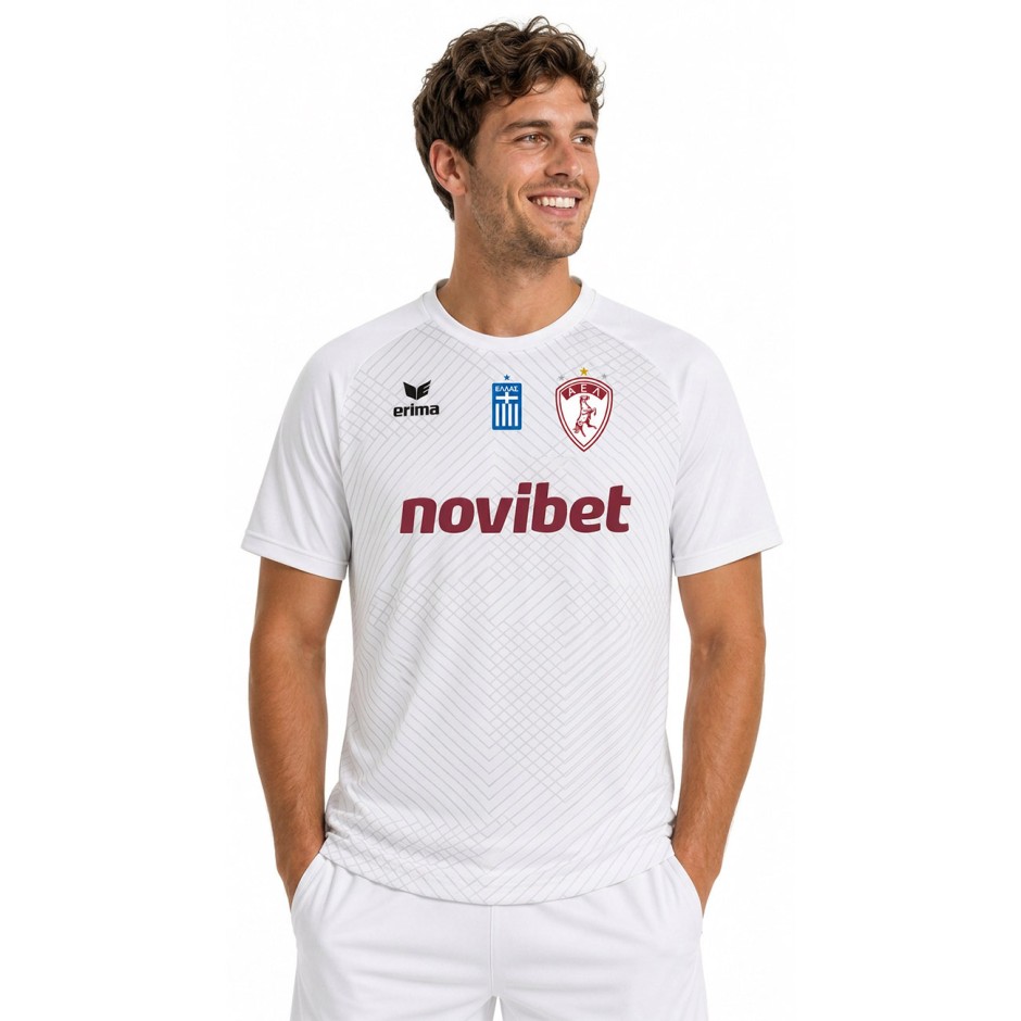 Ανδρική Εμφάνιση Ποδοσφαίρου Λευκή - AEL FC Erima Away Jersey