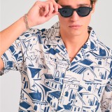 FUNKY BUDDHA FBM011-023-05-NAVY Colorful Image 1