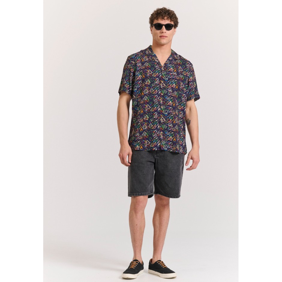 FUNKY BUDDHA FBM011-031-05-NAVY Μπλε