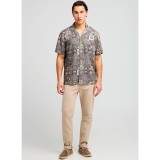 Ανδρικό Πουκάμισο Γκρι - Funky Buddha Εικόνα 4