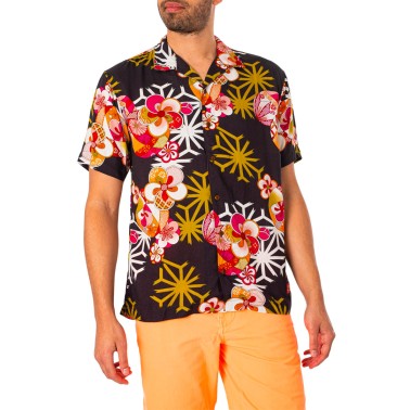 SUPERDRY D3 OVIN HAWAIIAN RESORT SHIRT M4010740A-2EE Colorful