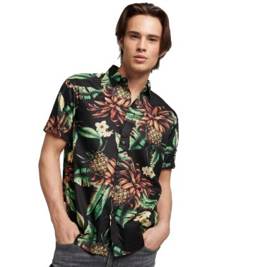 SUPERDRY D2 OVIN VINTAGE HAWAIIAN S/S SHIRT M4010620A-9FC Colorful