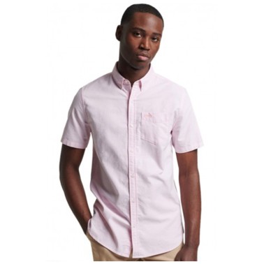 SUPERDRY OVIN VINTAGE OXFORD S/S SHIRT M4010515A-LPM PINK
