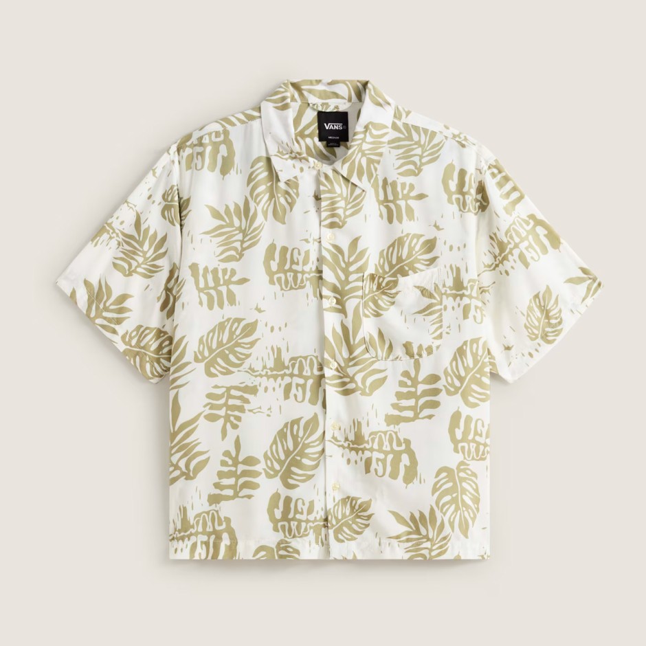 Ανδρικό Πουκάμισο Εκρού - Vans Van Doren Printed Camp