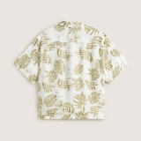 Ανδρικό Πουκάμισο Εκρού - Vans Van Doren Printed Camp Εικόνα 4