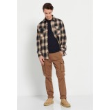 Funky Buddha Flannel Μπλε - Ανδρικό Πουκάμισο Καρό Εικόνα 0