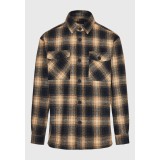 Funky Buddha Flannel Μπλε - Ανδρικό Πουκάμισο Καρό Εικόνα 3