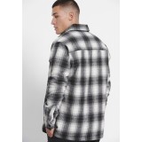Funky Buddha Flannel Μαύρο - Ανδρικό Πουκάμισο Καρό Εικόνα 3