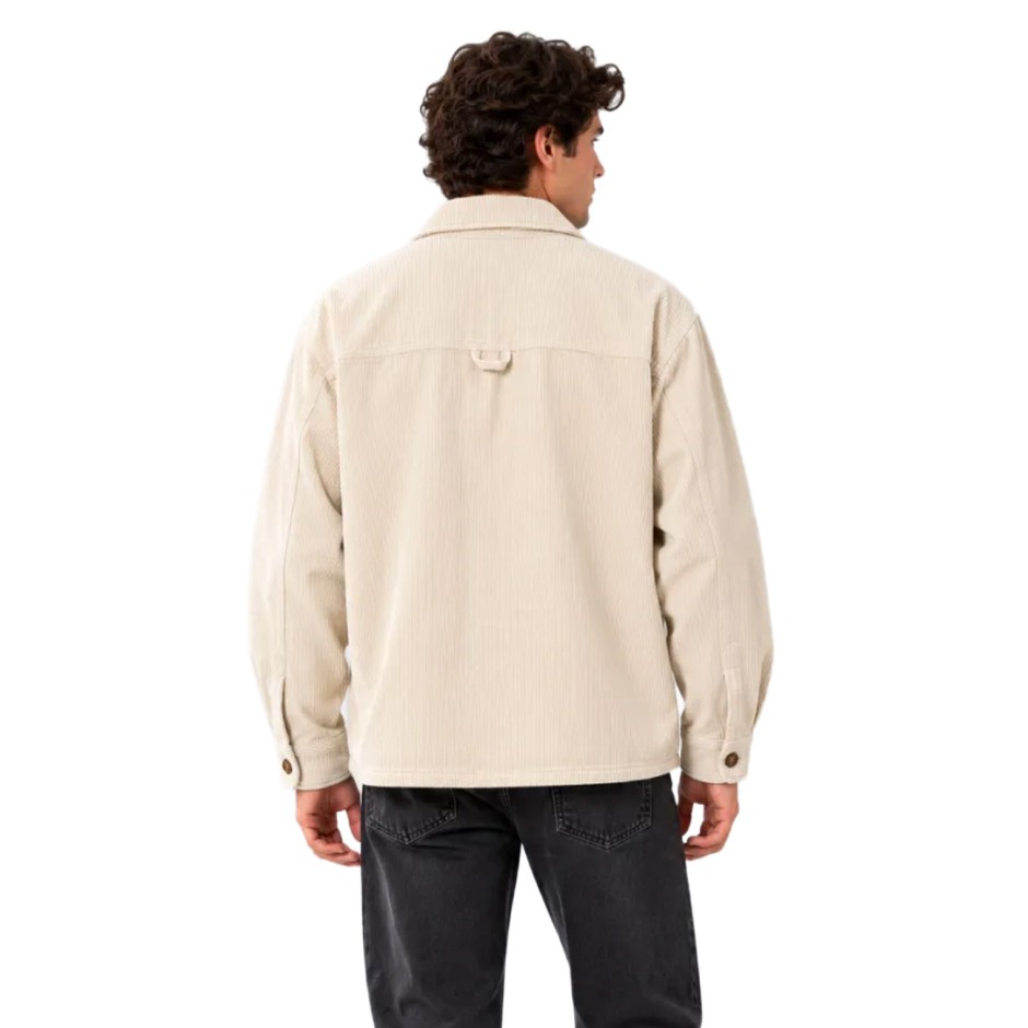 Men's Overshirt Beige - Funky Buddha