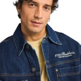Ανδρικό Τζιν Overshirt Μπλε - Funky Buddha Εικόνα 0