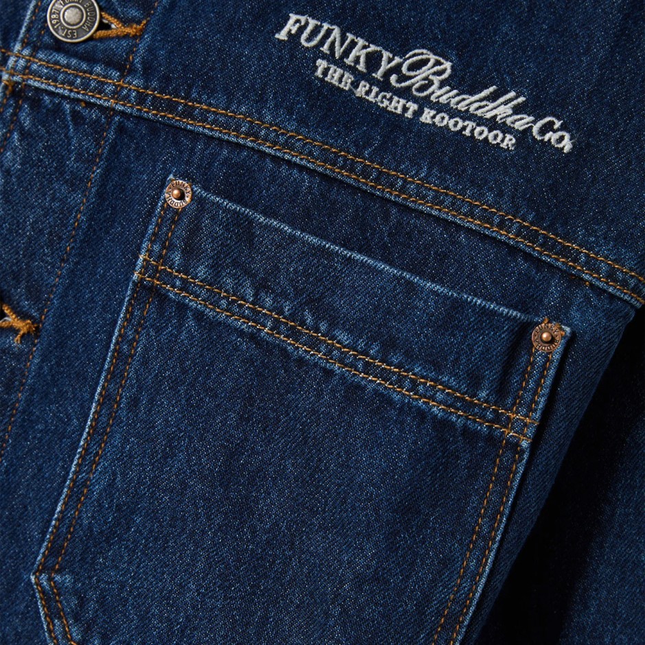 Ανδρικό Τζιν Overshirt Μπλε - Funky Buddha