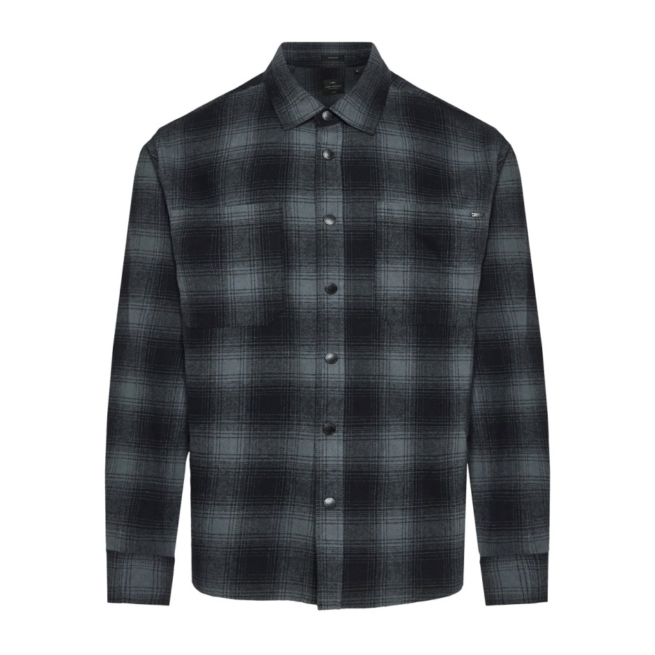 Ανδρικό Overshirt Ανθρακί - Funky Buddha