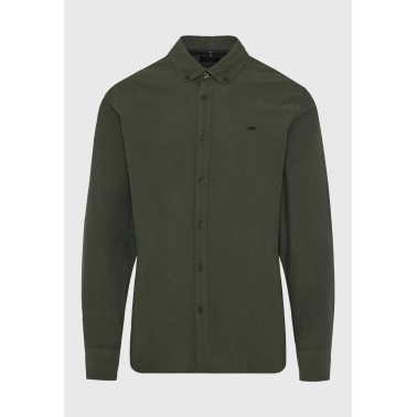 Ανδρικό Πουκάμισο Χακί - Funky Buddha The Essentials