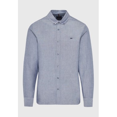 Ανδρικό Πουκάμισο Γκρι - Funky Buddha The Essentials