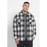 Funky Buddha Flannel Μαύρο - Ανδρικό Πουκάμισο Καρό Εικόνα 