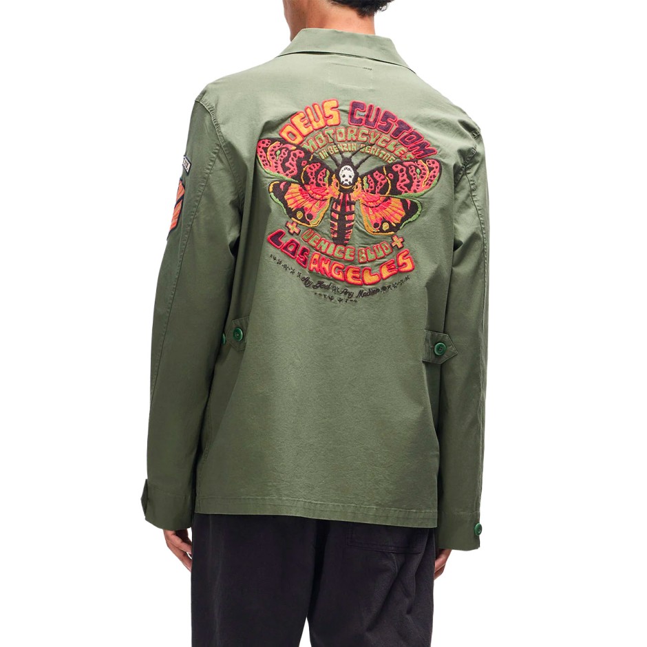 Ανδρικό Overshirt Χακί - Deus Power