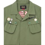 Ανδρικό Overshirt Χακί - Deus Power Εικόνα 1