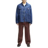 Ανδρικό Πουκάμισο Τζιν Μπλε - Deus Denim Chore Jacket Εικόνα 3