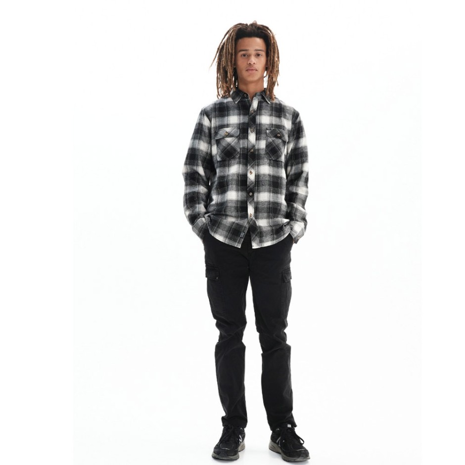 BASEHIT 222.BM60.82-BH04 BLACK/OFF WHITE Μαύρο