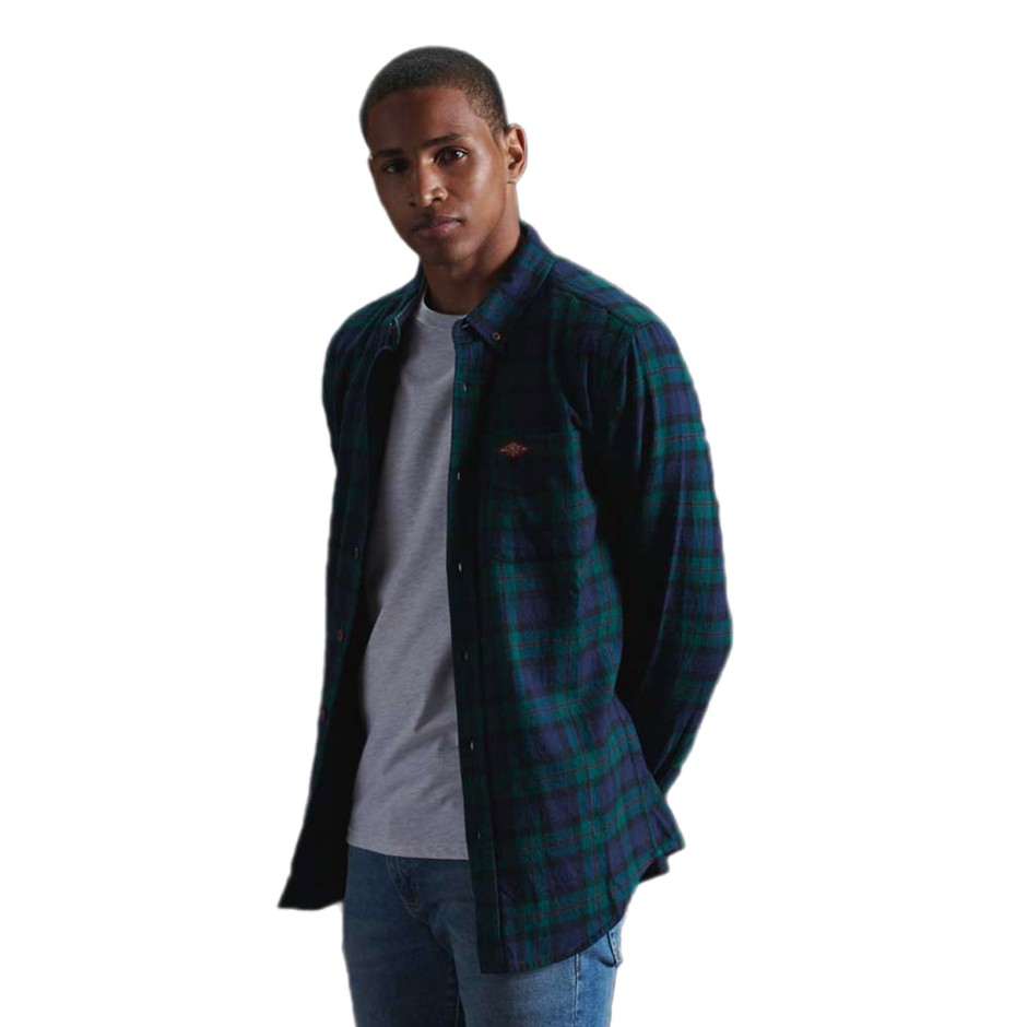 SUPERDRY HERITAGE LUMBERJACK SHIRT M4010117A-3ZN ΠΟΛΥΧΡΩΜΟ