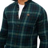SUPERDRY D2 OVIN L/S COTTON LUMBERJACK SHIRT M4010727A-B8K Blue Image 1