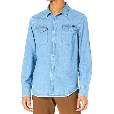 SUPERDRY RESURRECTION SHIRT M4010344A-FEN Petrol