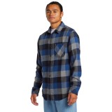 QUIKSILVER MOTHERFLY FLANNEL AQYWT03373-BSW1 Blue Image 1