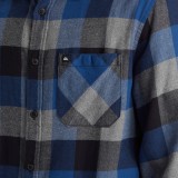 QUIKSILVER MOTHERFLY FLANNEL AQYWT03373-BSW1 Blue Image 2