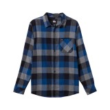 QUIKSILVER MOTHERFLY FLANNEL AQYWT03373-BSW1 Blue Image 4