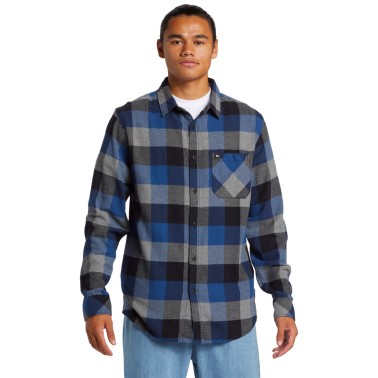 QUIKSILVER MOTHERFLY FLANNEL AQYWT03373-BSW1 Blue