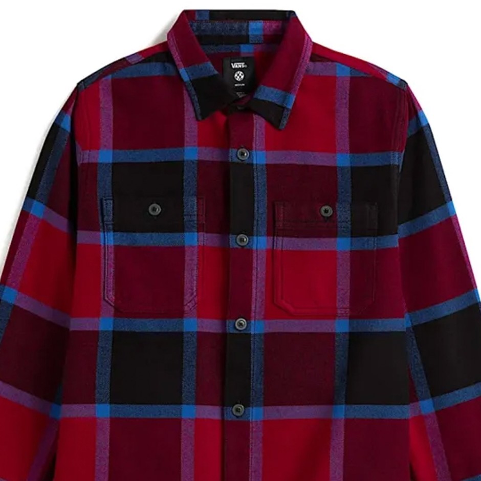 VANS LARKSPUR PLAID FLANNE VN000P7ZF0G-F0G Βordeaux
