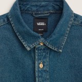 VANS MARTINEZ DENIM OVERSHIRT VINTAGE VN000X93HT8-HT8 Μπλε Εικόνα 4