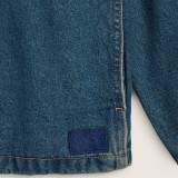 VANS MARTINEZ DENIM OVERSHIRT VINTAGE VN000X93HT8-HT8 Μπλε Εικόνα 5