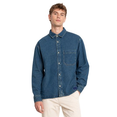VANS MARTINEZ DENIM OVERSHIRT VINTAGE VN000X93HT8-HT8 Μπλε
