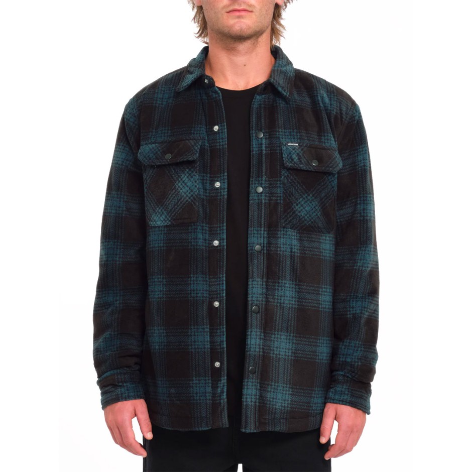 Ανδρικό Πουκάμισο Πράσινο - Volcom Bowered Polar Over-Shirt