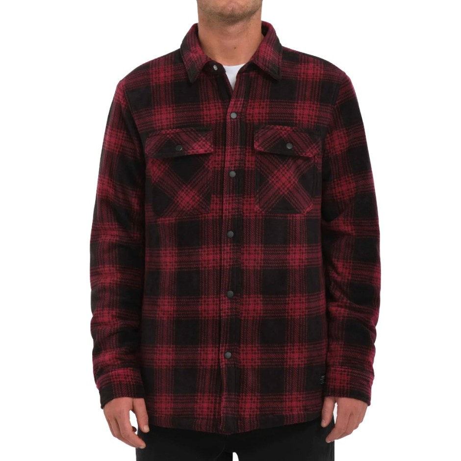 VOLCOM BOWERED FLEECE LS A5832202-WNE Βordeaux