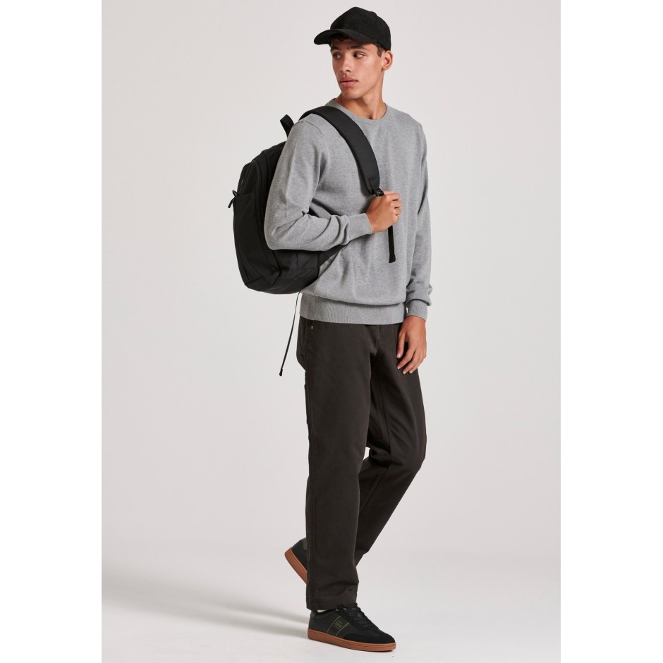 Ανδρική Μακρυμάνικη Μπλούζα Γκρι - Funky Buddha The Essentials