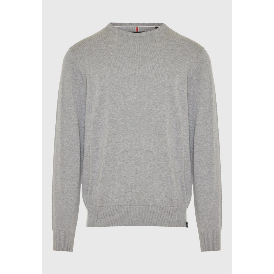 Ανδρική Μακρυμάνικη Μπλούζα Γκρι - Funky Buddha The Essentials