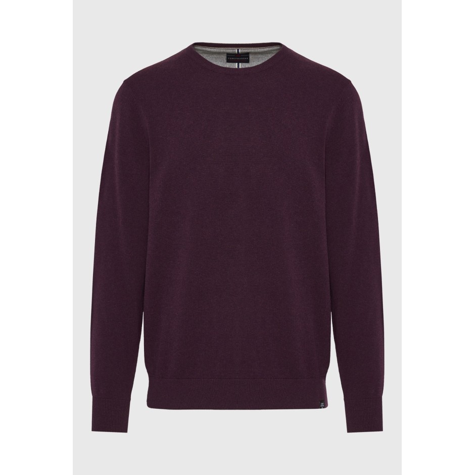 Ανδρική Μακρυμάνικη Μπλούζα Μωβ - Funky Buddha The Essentials