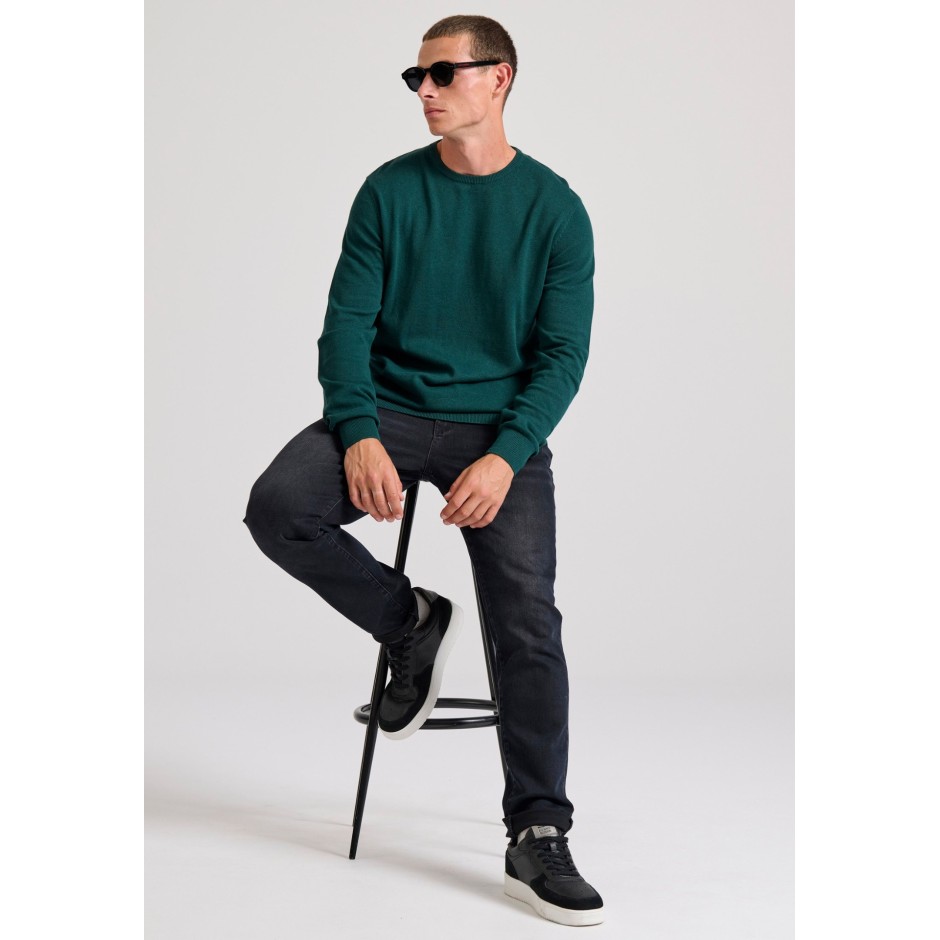 Ανδρική Μακρυμάνικη Μπλούζα Πράσινη - Funky Buddha The Essentials