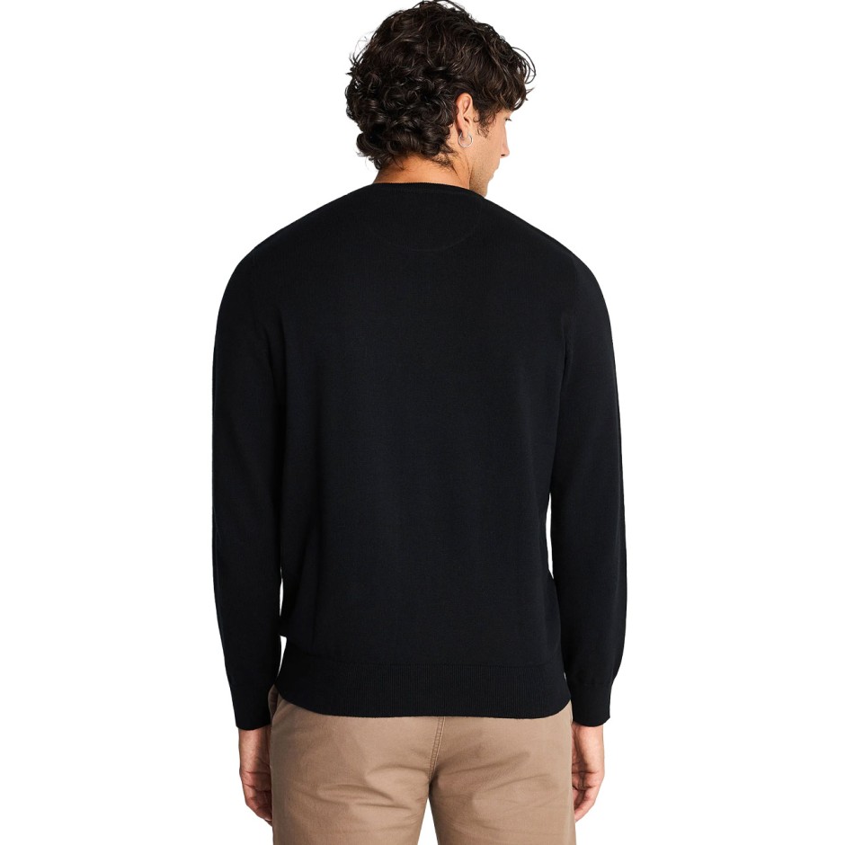 Men's Knit Sweater Black - Funky Buddha
