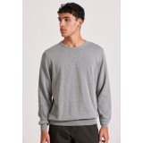Ανδρική Μακρυμάνικη Μπλούζα Γκρι - Funky Buddha The Essentials Εικόνα 