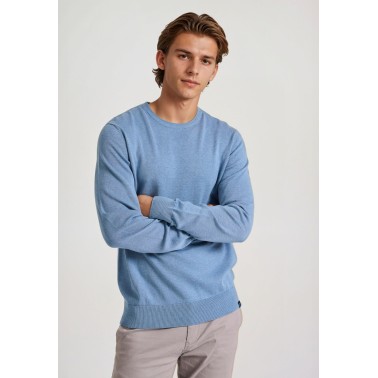 Ανδρική Μακρυμάνικη Μπλούζα Μπλε - Funky Buddha The Essentials