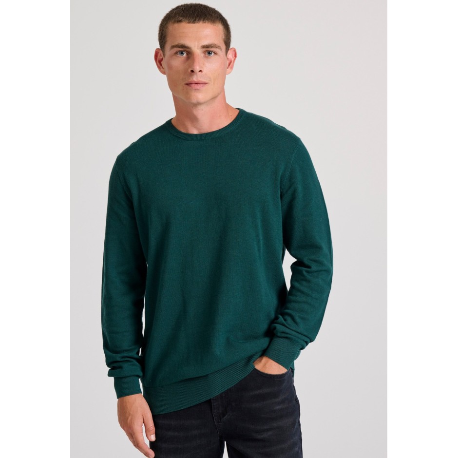 Ανδρική Μακρυμάνικη Μπλούζα Πράσινη - Funky Buddha The Essentials