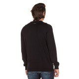 EMERSON COTTON KNITTED SWEATER 192.EM70.90-BLACK Black Image 0