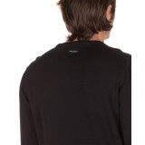 EMERSON COTTON KNITTED SWEATER 192.EM70.90-BLACK Black Image 1
