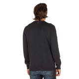 EMERSON COTTON KNITTED SWEATER 192.EM70.90-NAVY ML Blue