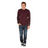 EMERSON COTTON KNITTED SWEATER 192.EM70.90-WINE ML Βordeaux